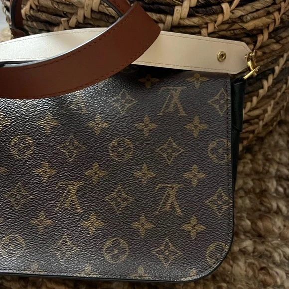 Louis Vuitton Vaugirard Monogram Flap Bag Crossbody Shoulder Designer Purse Noir - Picture 13 of 14